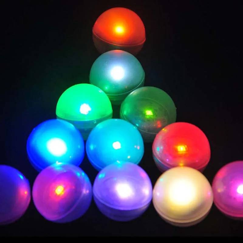 12 teile/los IP68 Wasserdichte LED Glowing Schwimm Ball Vase Licht Multicolor Unterwasser Tauch Licht für Aquarium Weihnachten|LED-Unterwasserbeleuchtung|Licht & Beleuchtung -