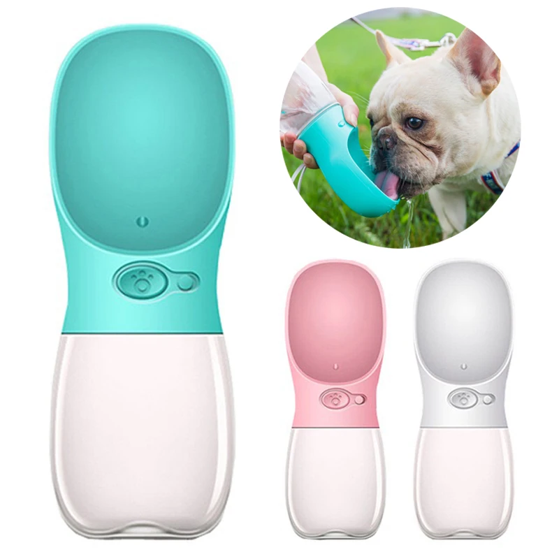 

350/550 ml Portable Pet Dog Water Bottle For Small Large Dogs Travel Puppy Cat Drinking Bowl Bulldog Water Dispenser Feeder