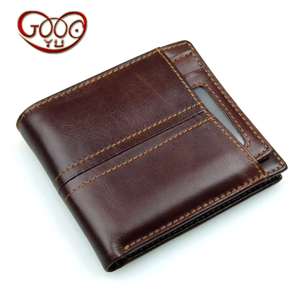 

Europe and the United States hot cross-section square RFID shielding wallet anti-scan leather multi-card bit wallet