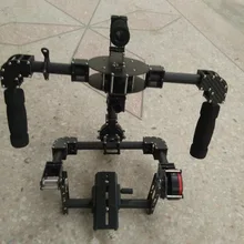 3 оси Бесщеточный шарнирный замок карбоновое волокно ручной карданный шарнир w/alexmos 32 бит контроллер 3 шт. мотор(GBM5208-200T) для GH4 5D2 5D3 6D