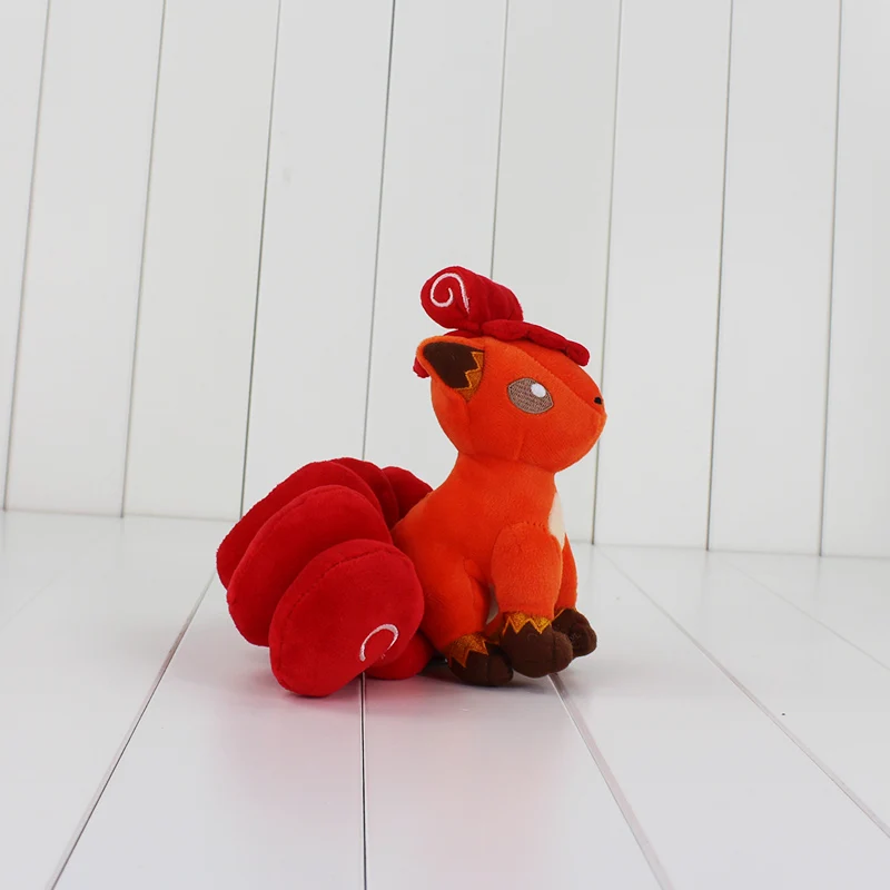 1 шт. 16 см аниме Vulpix плюшевые игрушки животных лисы мягкие куклы большие подарки