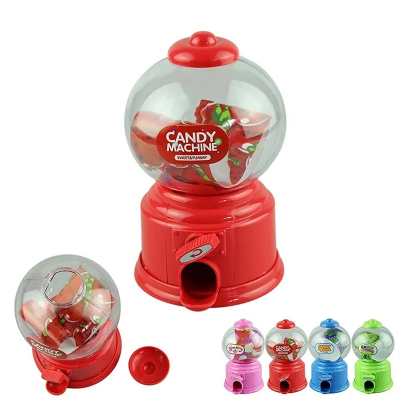 

Creative Cute Mini Candy Machine Sweets Bubble Dispenser Coin Bank Kids Toy New Year Chrismas Birthday Gift For Kids