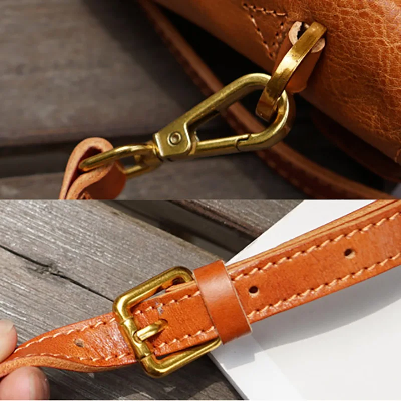 AETOO Handmade color Singles shoulder bag, cowhide crossbody bag, small retro do old Mori saddle bag