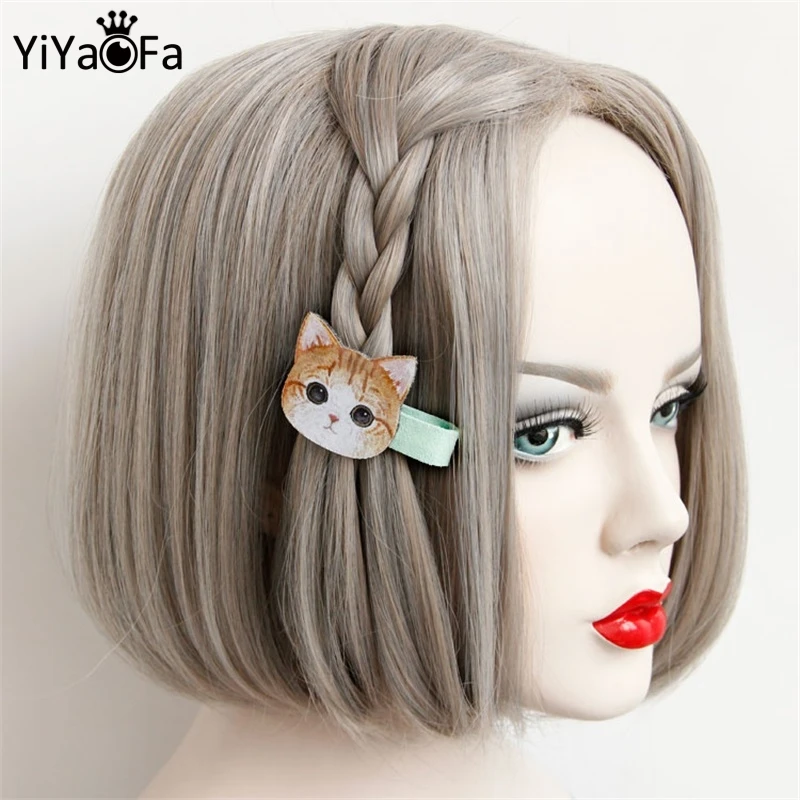Buy YiYaoFa Handmade Cute Cat Hairpin Fashion