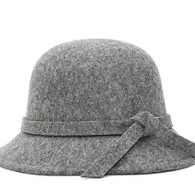 Зимняя Регулируемая шляпа-ведро для женщин, женская шерстяная шляпа цвета хаки для рыбалки снаружи