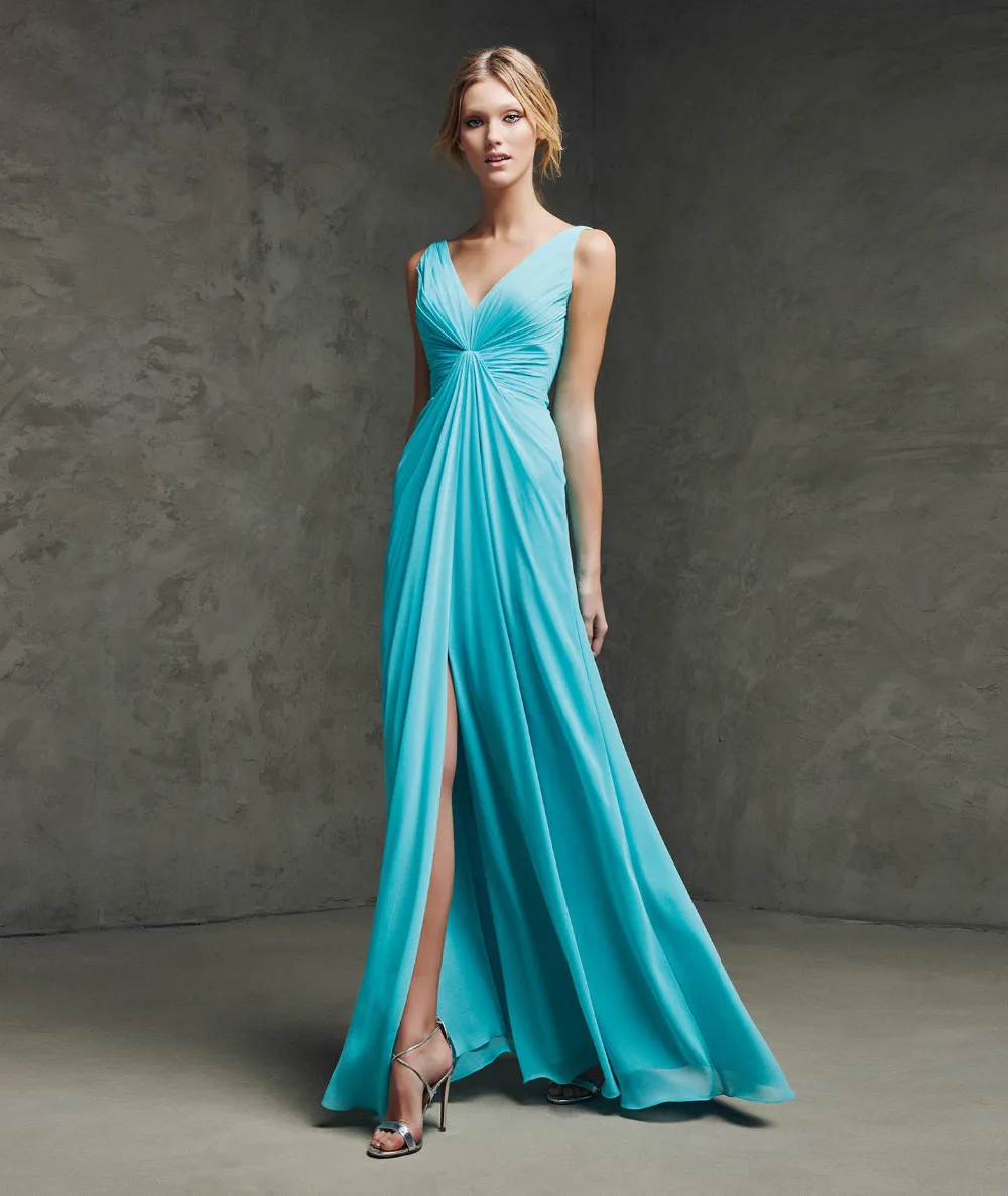 chiffon dinner gowns