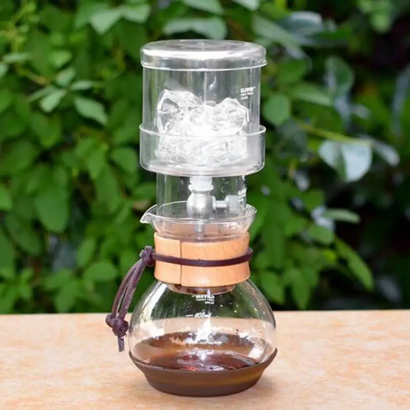 Portable Coffee Maker Glass Espresso Drip Pot Reusable Filter Tools Ice Cold Brew Percolators Machine Portable Coffee Maker Glass Espresso Drip Pot Reusable Filter Tools Ice Cold Brew Percolators Machine