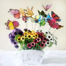 7 см имитация палочки с бабочкой домашний сад ваза орнамент искусство газон ремесло