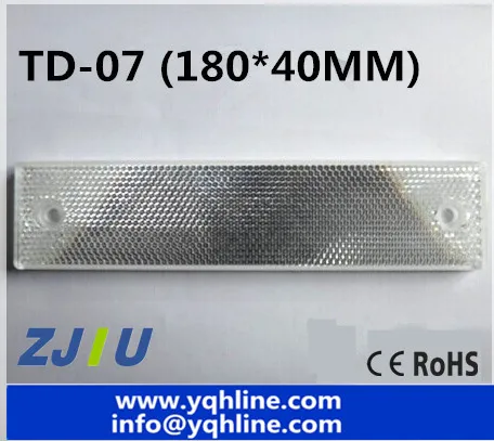

Free shipping 5 pieces mirror reflector plate TD-07 for feedback/Retroreflictive type photoelectric sensor 180*40MM TD-180