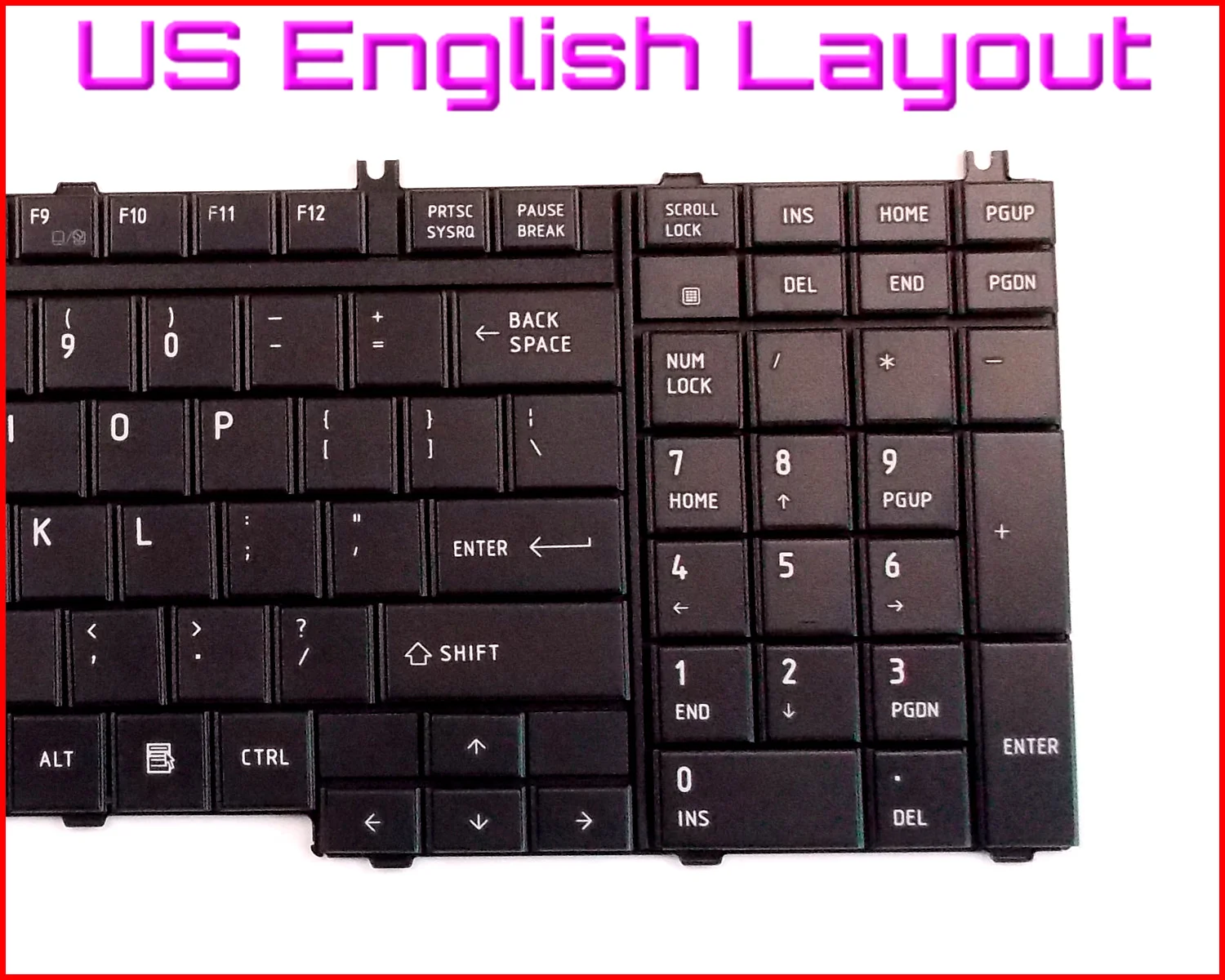 Новая клавиатура английская версия для ноутбука Toshiba SATELLITE L350 X205 L355 L350D L355D L500 L500D