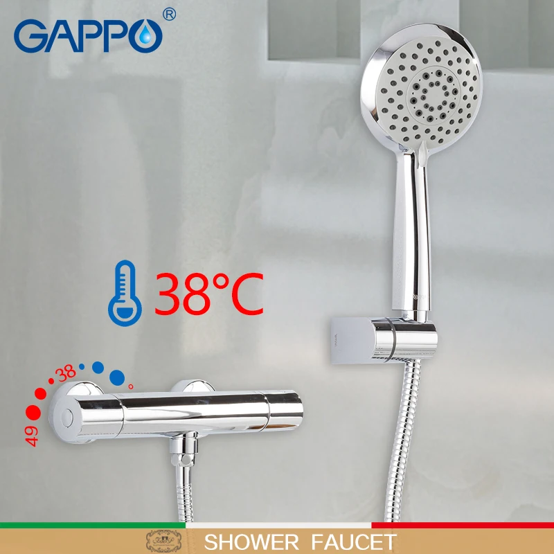 

GAPPO Shower faucet basin sink waterfall tap shower mixer faucet bath taps mixer rainfall taps bath thermostatic faucets