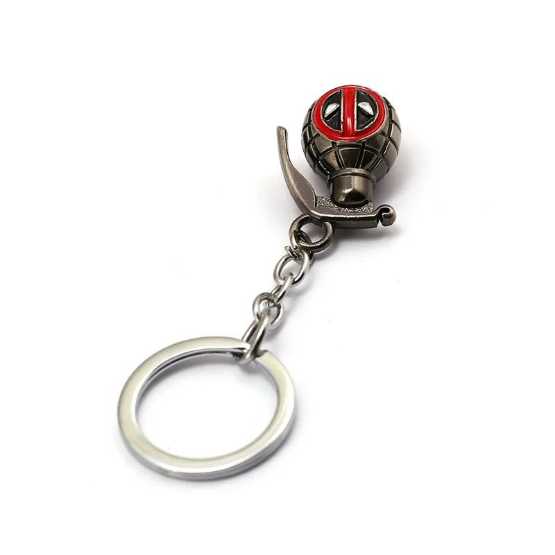 New Deadpool Keychain Cute Metal Key Ring Holder Beds Chain Pendants llaveros Chaveiro Men Car Women Bag Jewelry Gift Kolye