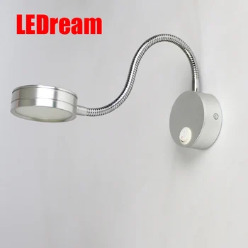 

5W LED wall lamp corridor balcony light corridor, the bedroom lights porch lights Bedside lamp dimming reading lamp