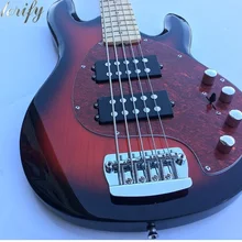 Глянцевый красный цвет 5 строки по индивидуальному заказу для бас-гитары