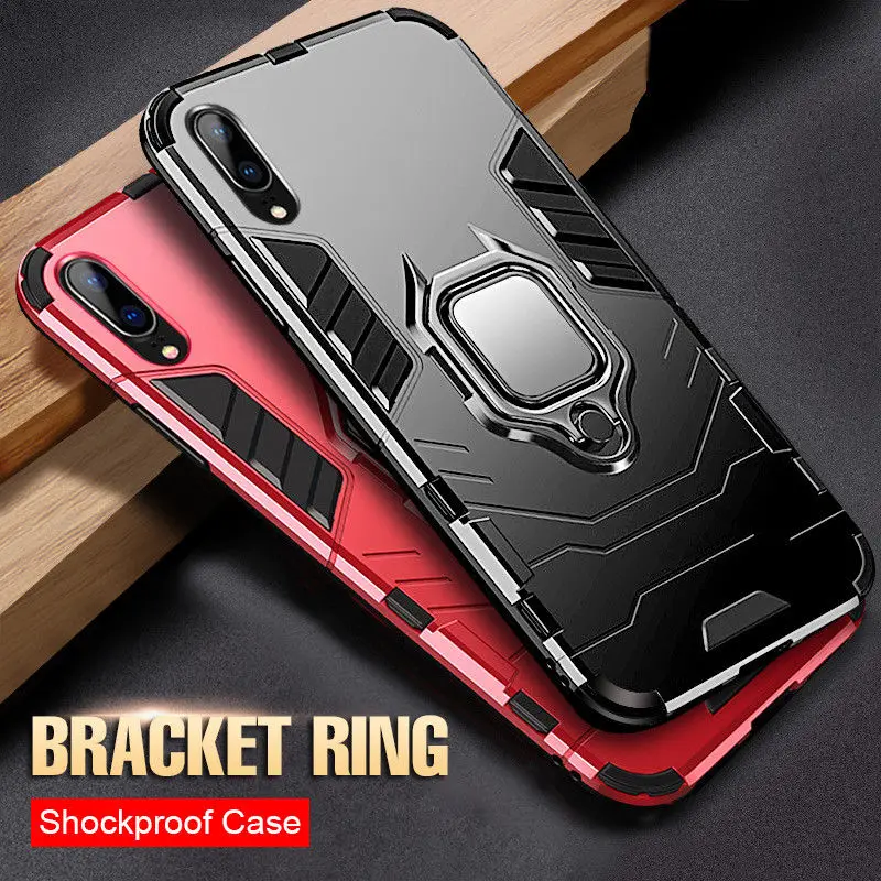 Shockproof 360 Magnetic Metal Ring Stand Case For iPhone 6 6s 7 8 Plus Cover for XS Max XR Hybrid Soft TPU Hard PC Cases |
