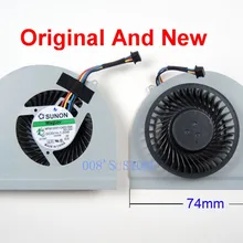 Ноутбук Процессор охлаждающий вентилятор Cooler подходит для DELL Latitude E6530 заменить для охлаждения SUNON MF60120V1-C450-G9A DC 5V 1,2 W 0M2CFG 4 Pin-код