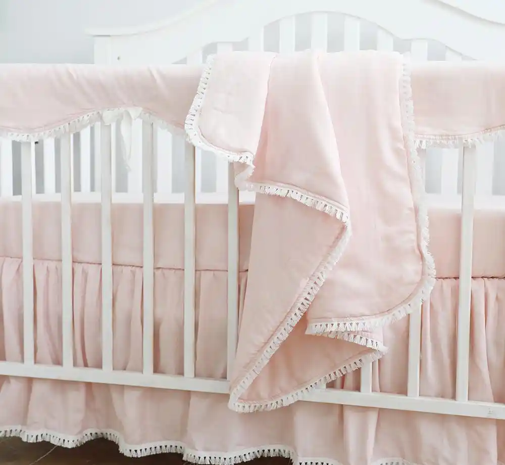 pink comforter baby