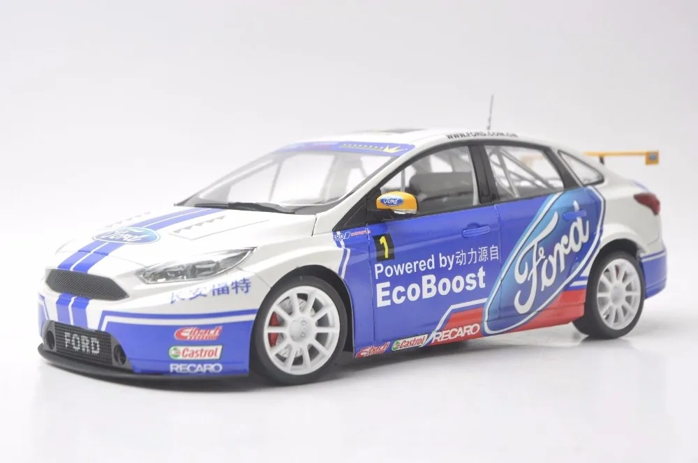 1:18 литье под давлением модель для Ford Focus CTCC гоночный автомобиль редкий сплав