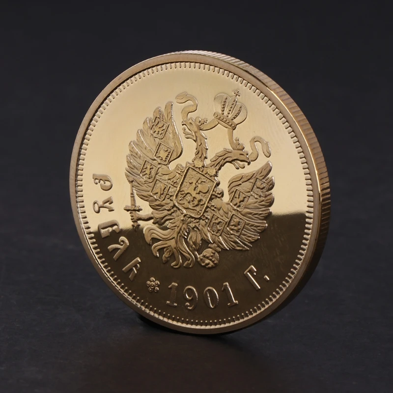 Commemorative Coin Russian 1901 Collection Arts Gifts BTC Bitcoin Alloy Souvenir Commemorative Coin Russian 1901 Collection Arts Gifts BTC Bitcoin Alloy Souvenir