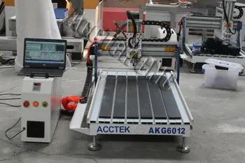 

cast iron body stepper motor cnc router engraving machine AKG6012 for aluminum wood acrylic stone light maerials