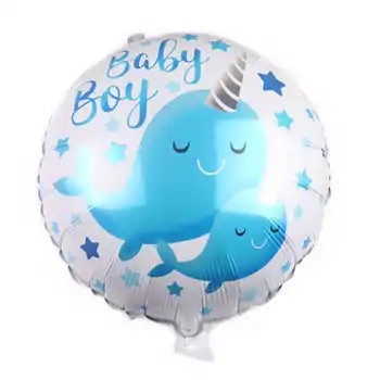 

Cartoon Dolphins Foil Balloons Inflatable Air Ballons for Wedding Birthday diy Party Decoration Baby Kids Toys Room Ornaments