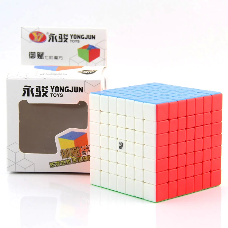 YONGJUN YUFU Stickerless 7*7*7 волшебный куб головоломка куб обучающий игрушки