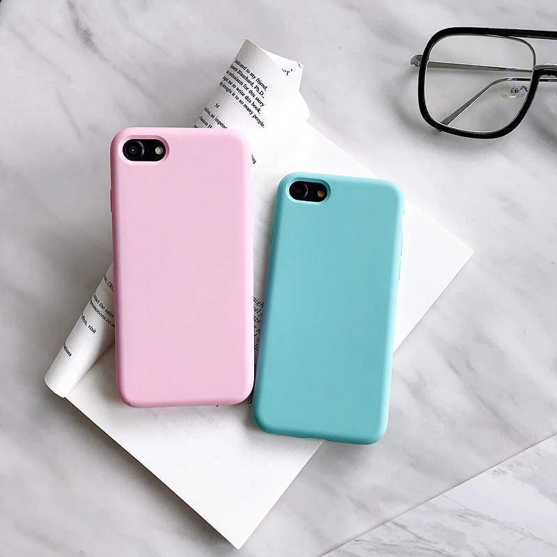 

Original Liquid Silicone Phone Case For iPhone X 7 8 Plus 6 6s Plus Smooth Candy Color Silicon Case For iPhone XS Max XR Coque