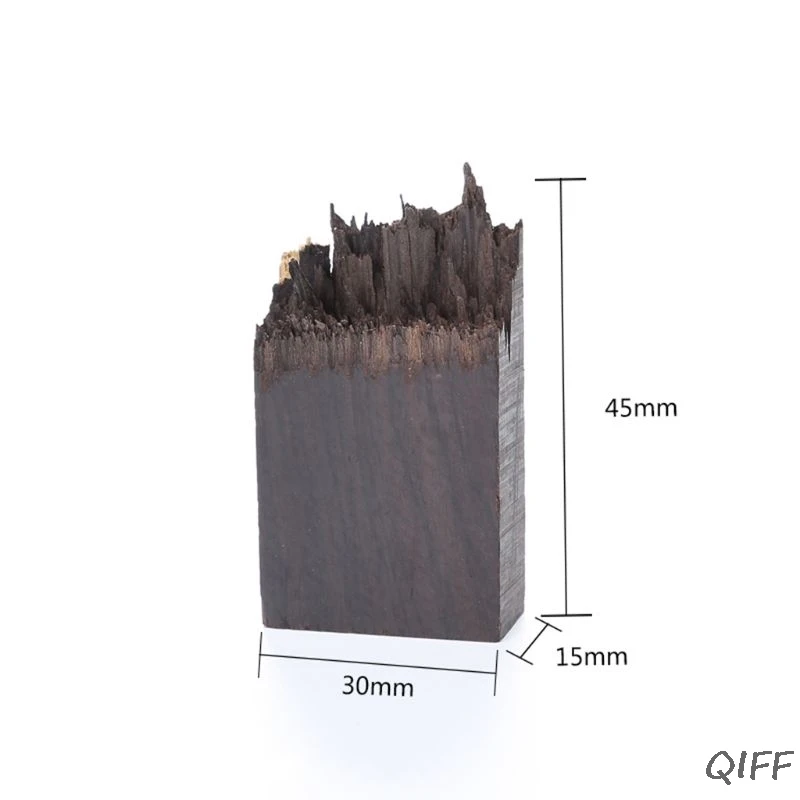1 шт., натуральное дерево, эпоксидная смола, материал для рукоделия, черное дерево, художественное украшение, сделай сам, ожерелье, подвеска, ландшафтное украшение