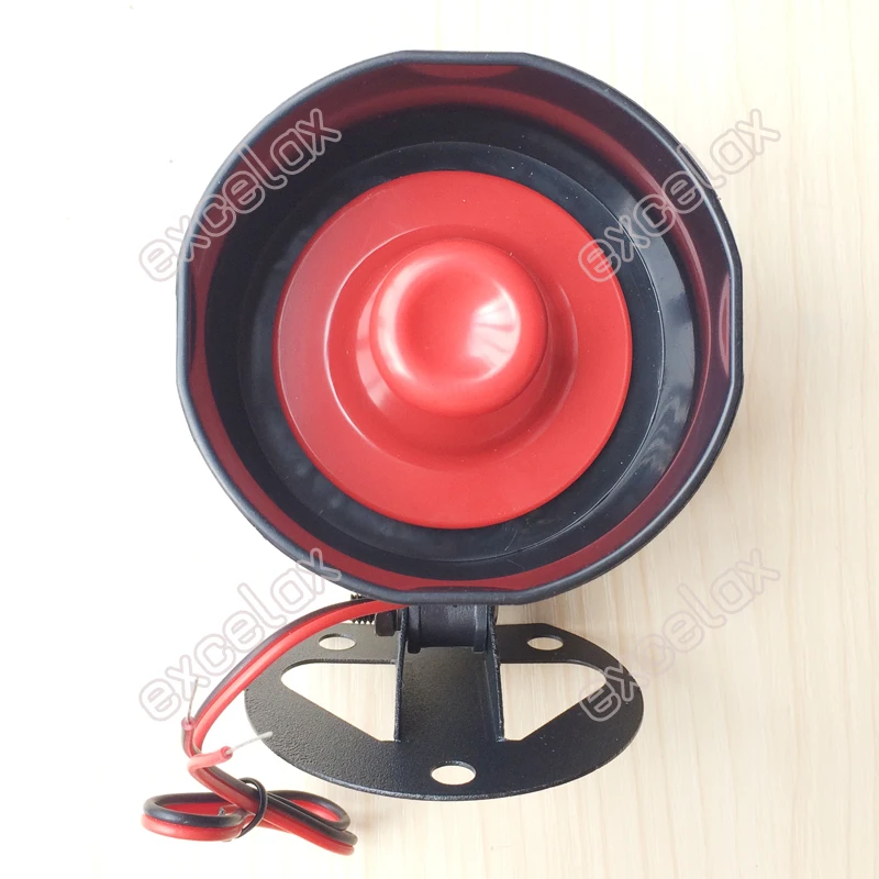 Outdoor Security Siren Sound Alarm Horn Speaker DC12V Loud High Volume Home Intrusion Car Vehicle Fire Safety 1/6 Tone siren alarm