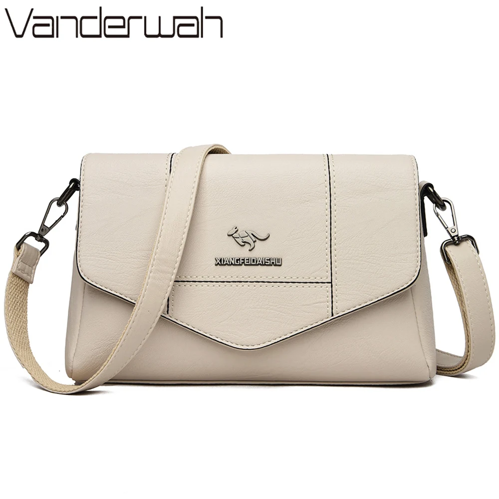 

White Bag Female Messenger Shoulder Bags For Women Feminina Bolsa Leather Luxury Handbags Women Bags Designer Sac a Main Femme