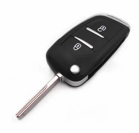 

DS Modified Flip Remote Key Shell 2 Buttons For Citroen Car Key Case Blanks HU83 Blade With Groove CE0536