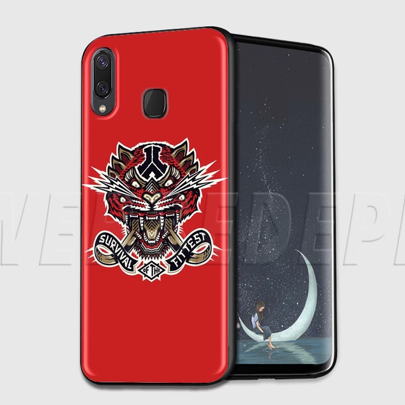 WEBBEDEPP твердый стиль defqon 1 мягкий чехол из ТПУ для Samsung A3 A5 A6 A7 A8 A9 J6 Plus 2016 2017