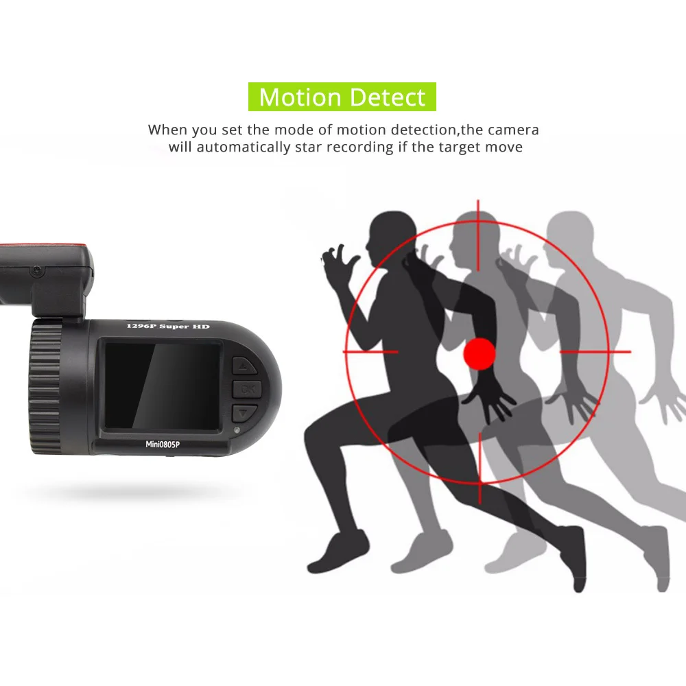 Автомобильный видеорегистратор Arpenkin Mini 0805P Full HD 1080P G senser с ночным видением GPS