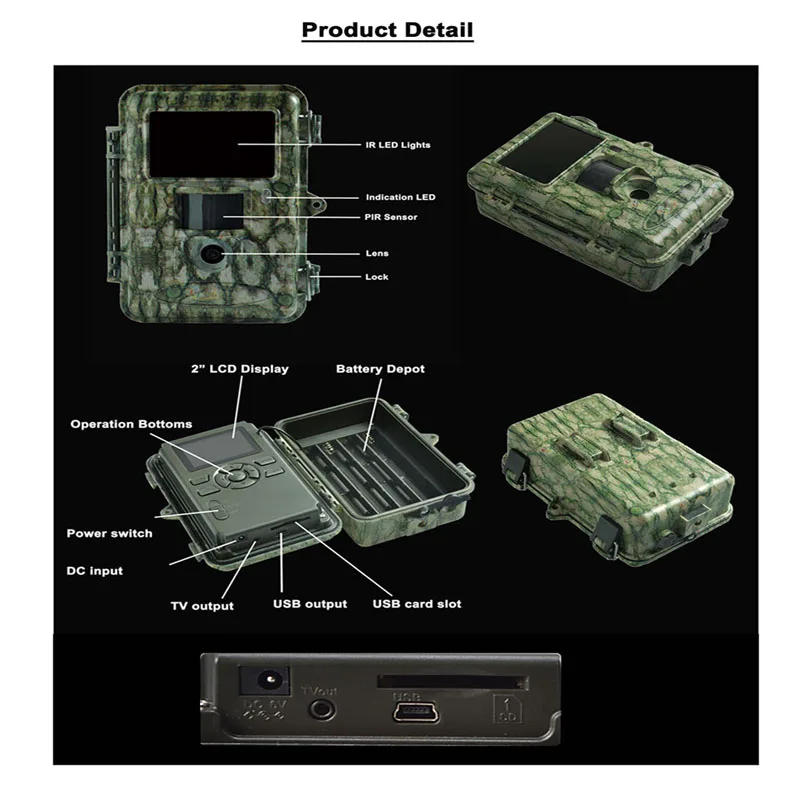 Bolyguard охотничья тропа камера 18MP Открытый Водонепроницаемый дикой природы 940nm ИК светодиодный для ночного видения камеры наблюдения fototrappola