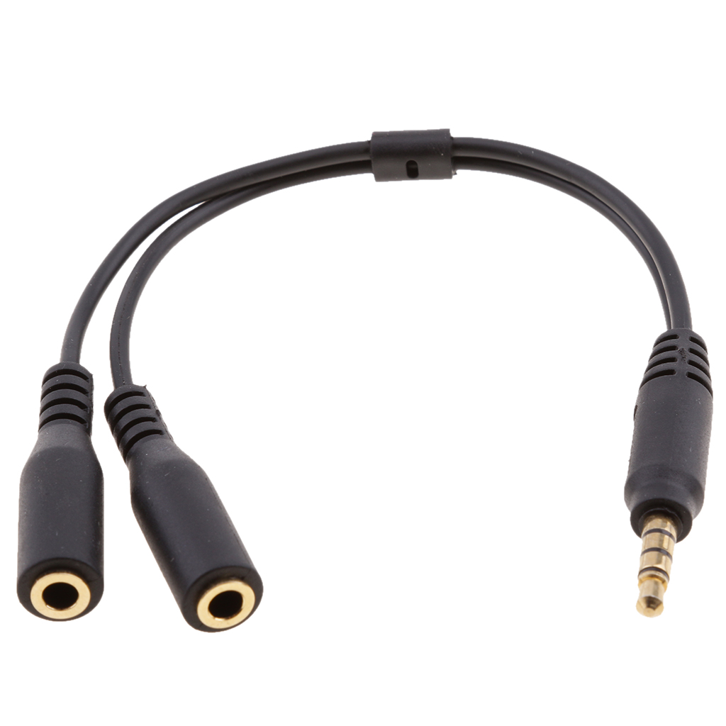 2019 3.5mm Combo Audio Mic Y Splitter Cable Adapter Cable for PS4 Xbox One Tablet Mobile Phone Male To 2 Female Headsets Laptop