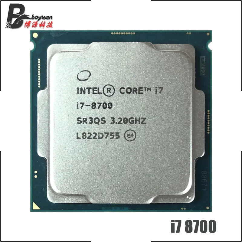 Процессор Intel Core 8700 i7 1151 3 2 ГГц шесть ядер 12 м 65 Вт LGA|Процессоры| |