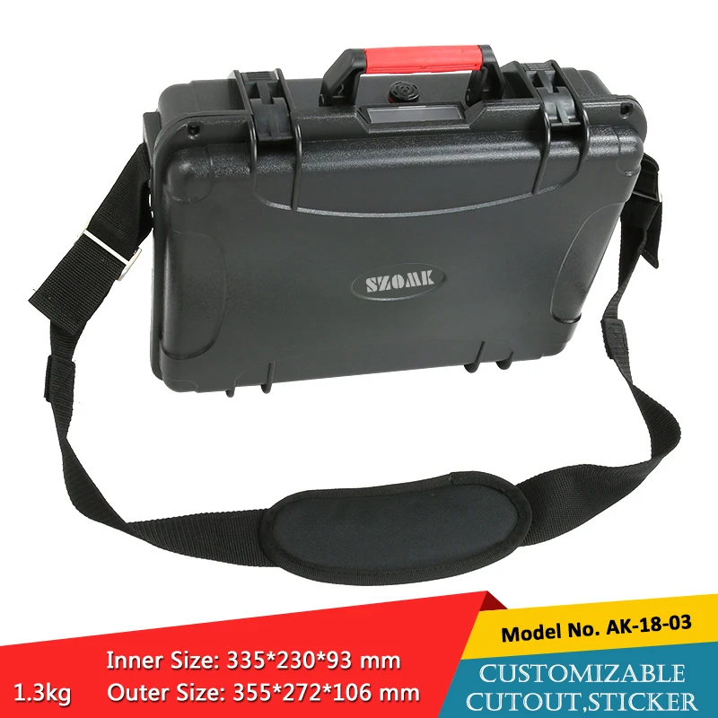 IP67 Hard Plastic Waterproof Carrying Case with foam storage case (1)