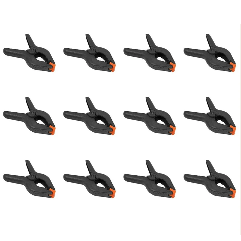 5/10pcs 2inch Spring Clamps DIY Woodworking Tools Plastic Nylon Clamps For Woodworking Spring Clip Photo Studio Background