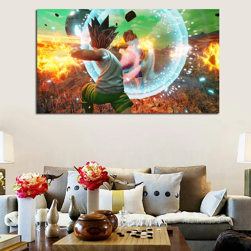 

Hunters Ч Hunters Jump Force Screen Canvas Poster And Print Canvas Painting Oil Decorative HD Picture For Living Room Home Decor