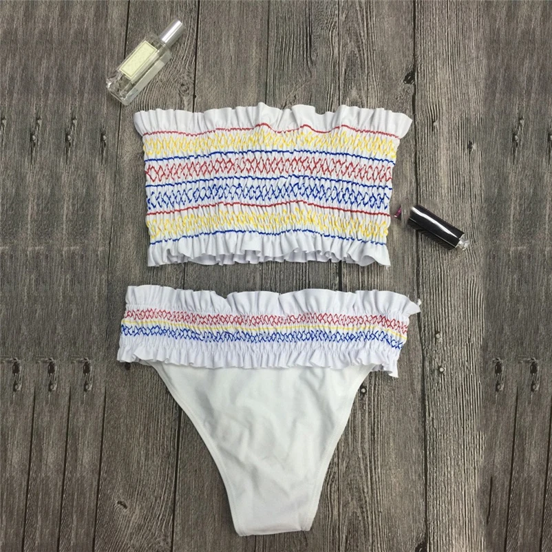 Sexy Bikinis Women Swimsuit 2018 Summer Low Waisted Bathing Suits Halter Top Push Up Bikini Set Plus Size Swimwear #FS#4JN11 (6)