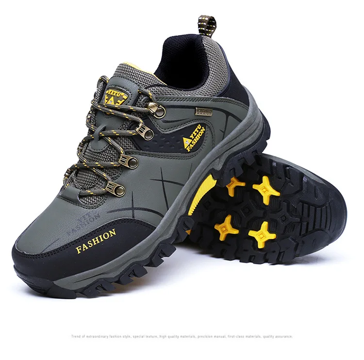 Спорт на открытом воздухе Мужская походная обувь Millitary тактические ботинки Нескользящие дышащие водонепроницаемые походные сапоги обувь