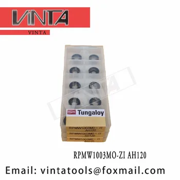 

free shipping high quality RPMW1003MO-ZI AH120 cnc carbide milling inserts
