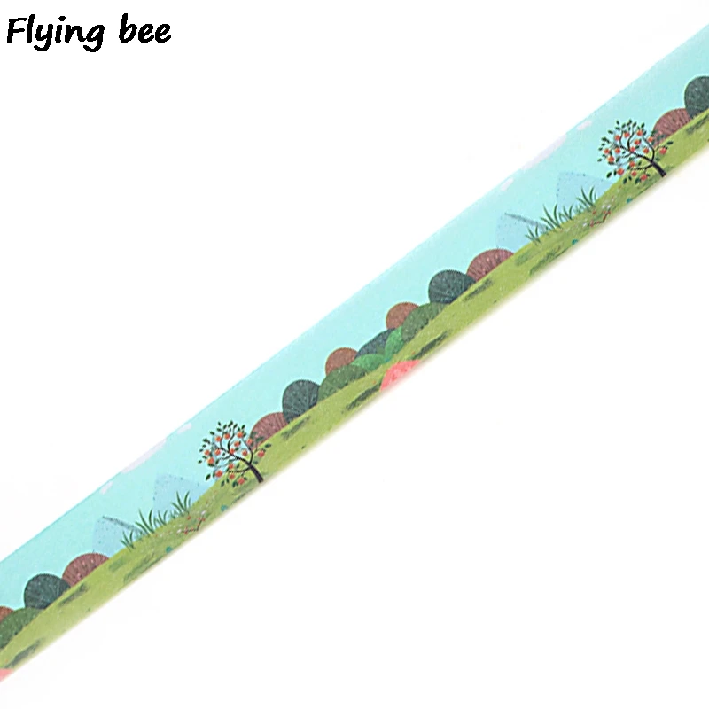 Flyingbee 15 мм X 5 м летнее солнцестояние сезон васи лента бумага DIY декоративная клейкая лента винтажные маскирующие Ленточные принадлежности X0313