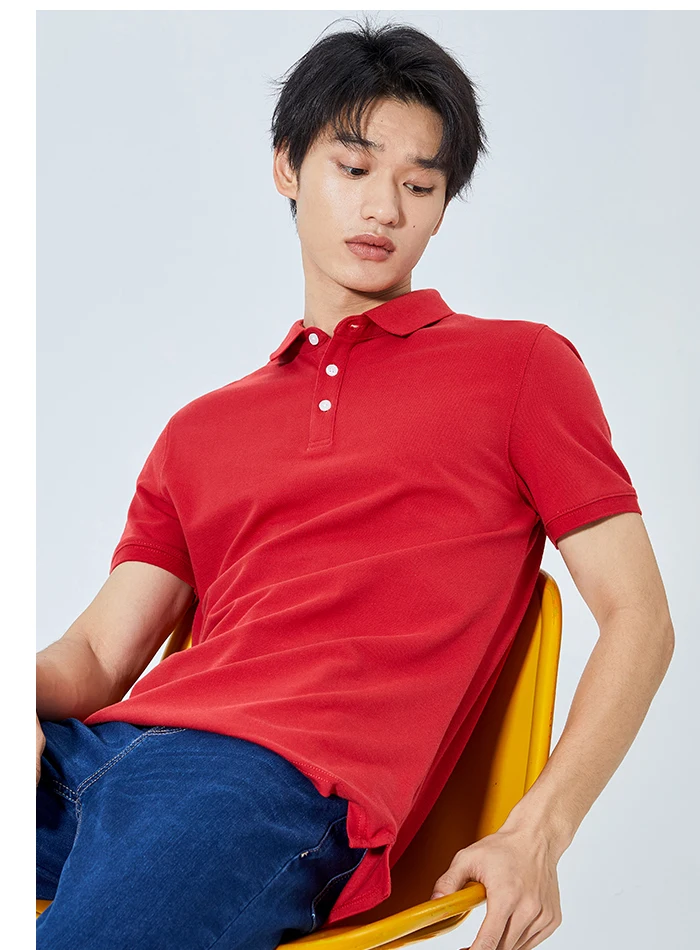 SEMIR рубашка поло с отложным воротником мужская летняя новая мужская рубашка с коротким рукавом