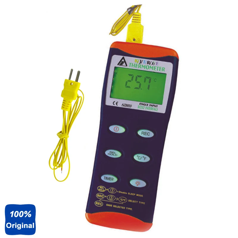 

Digital Thermocouple Thermometer with measuring range -200~1370C AZ8855