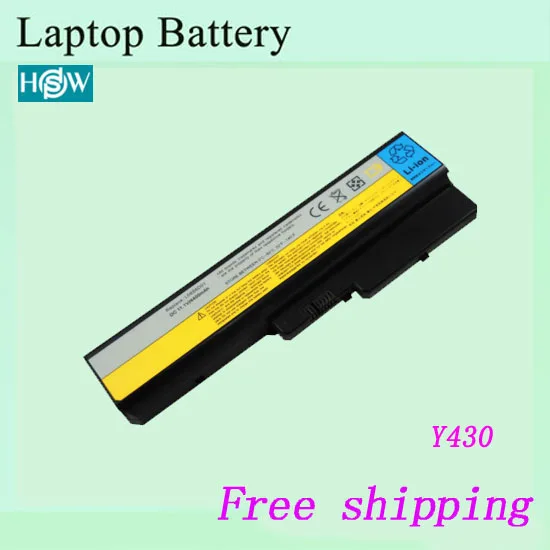 Бесплатная доставка новинка 100% Сменный аккумулятор для ноутбука LENOVO IdeaPad Y430 |