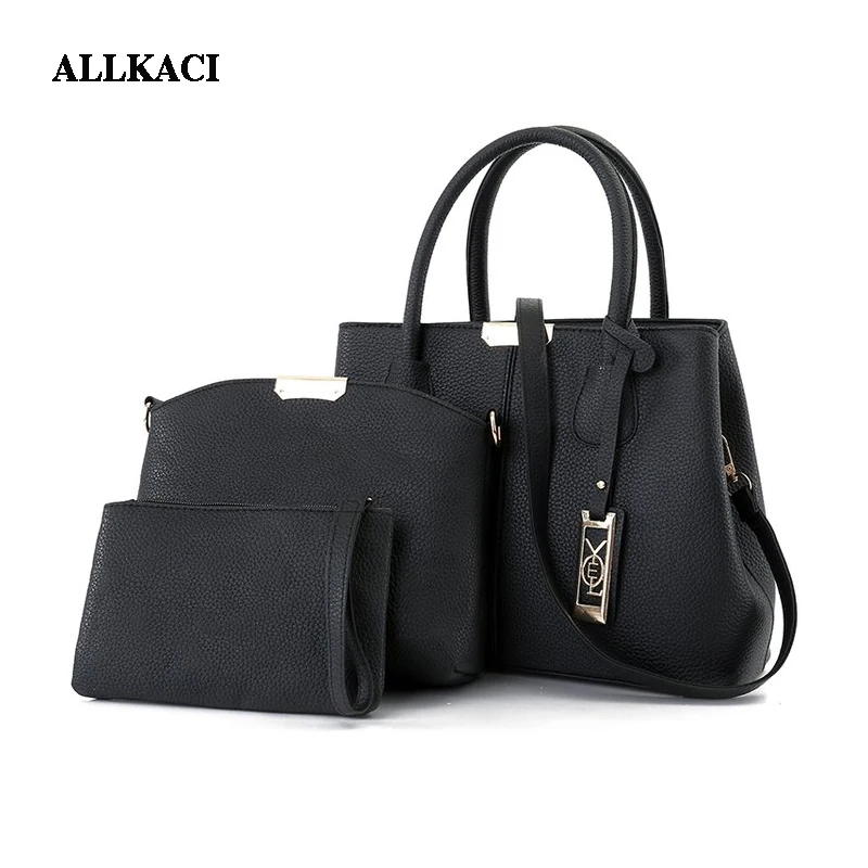 Us 22 65 50 Off 2018 New Brand Women S Luxury Composite Shoulder Bags Las Handbags Clutches Set 3pcs Sets Sac A Main Femme De Marque In