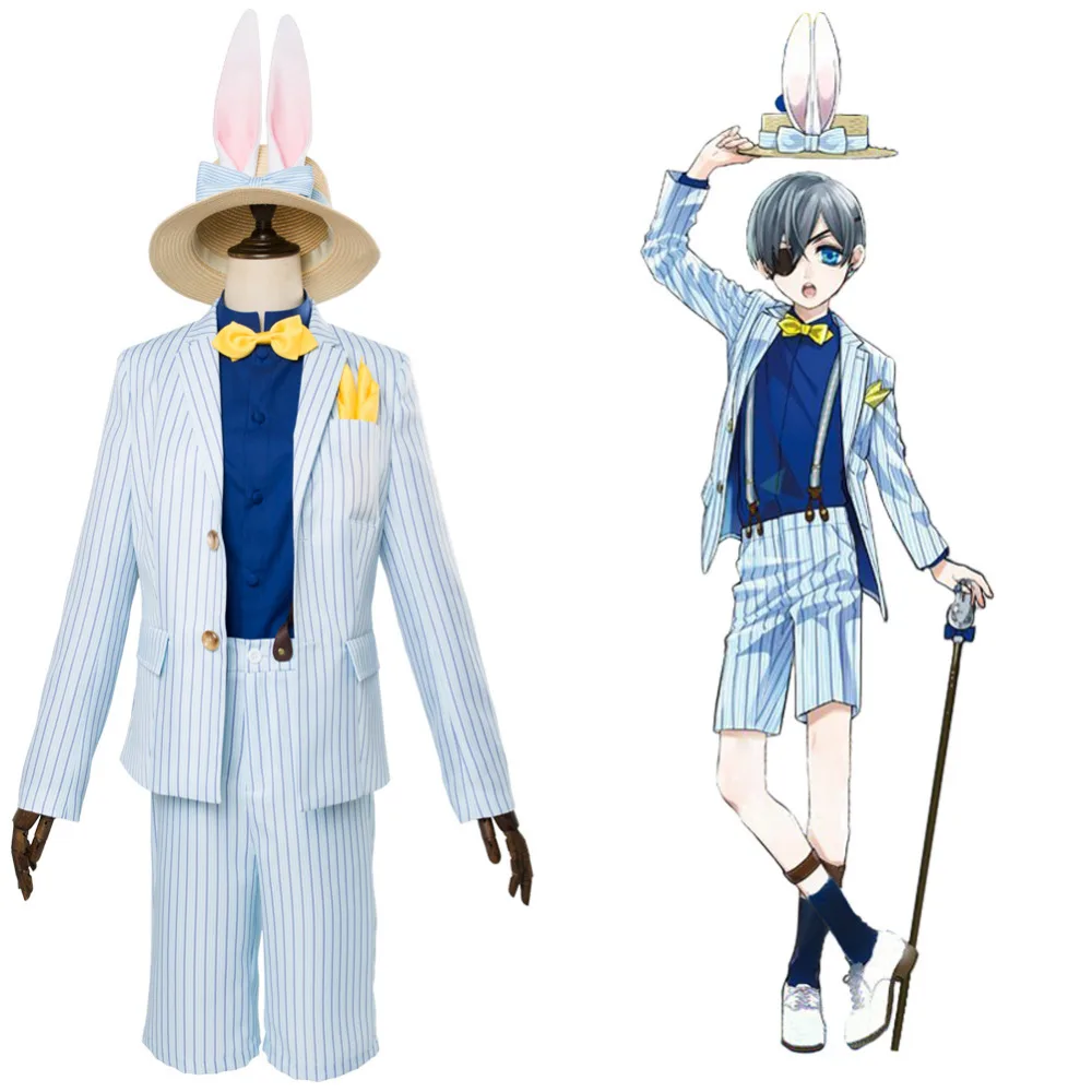 Black Butler Ciel Phantomhive Cosplay Costume Ciel In Wonderland