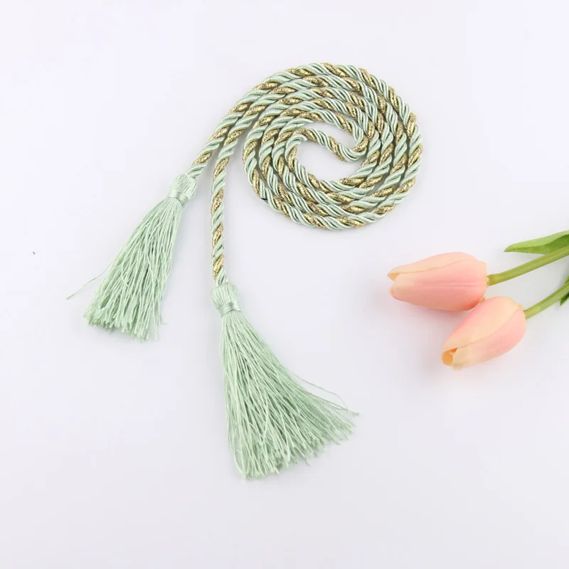 

1PCS Modern traditional Chinese Tassel Rope curtain holder curtain accessories decoration Curtain Rope Red wholesaleretailCP061