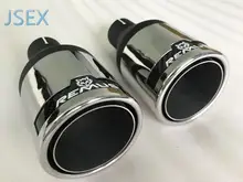 carbon fibre REMUS wolf  Stainless steel Universal Automobile exhaust pipe Muffler Car accessorie modification passat golf e90